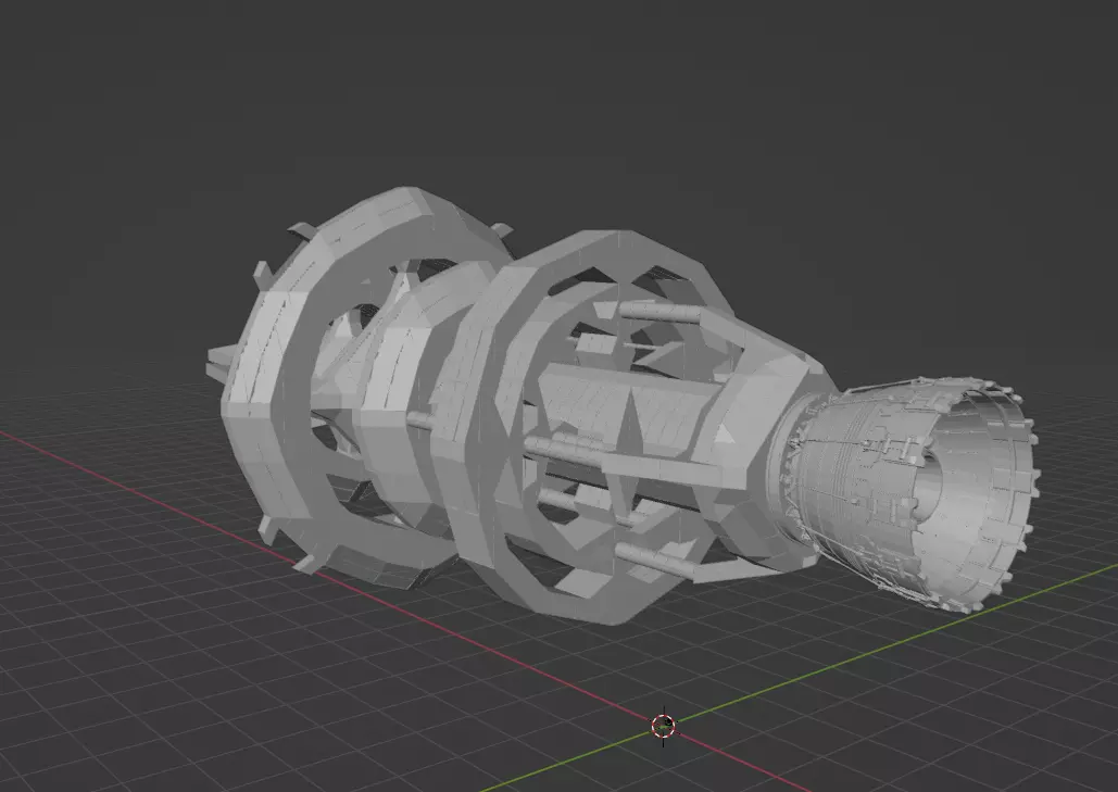 Thuranin Battleship Free 3D model_0