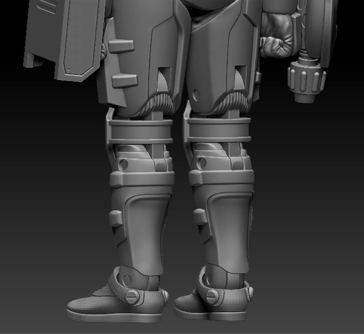 Blaze Trooper Articularion One12 Scale 3D files 3D print model_2