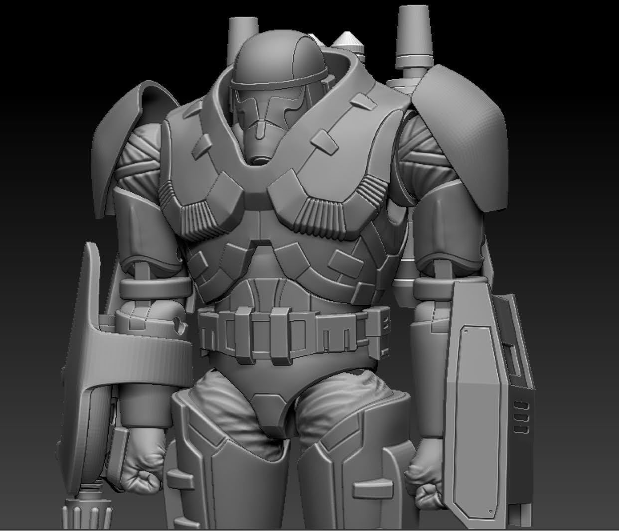 Blaze Trooper Articularion One12 Scale 3D files 3D print model_1