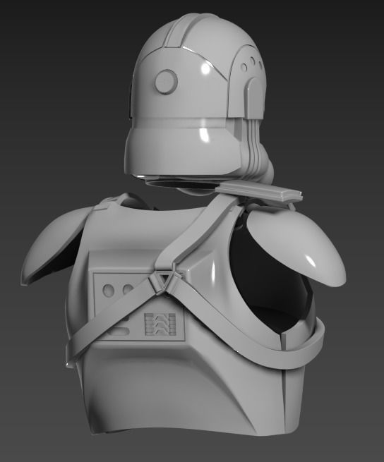 Phase II Gunner trooper upgrade part for 3d printing files 3D print model_1