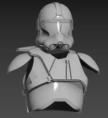 Phase II Gunner trooper upgrade part for 3d printing files