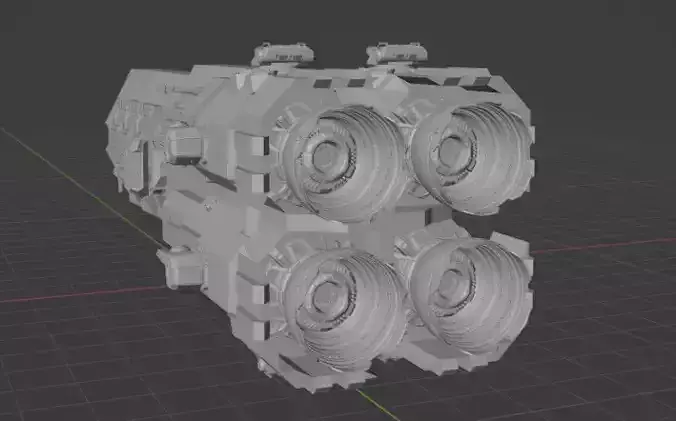 Ruhar Battleship Free 3D model