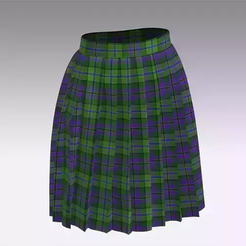 pleated skirt