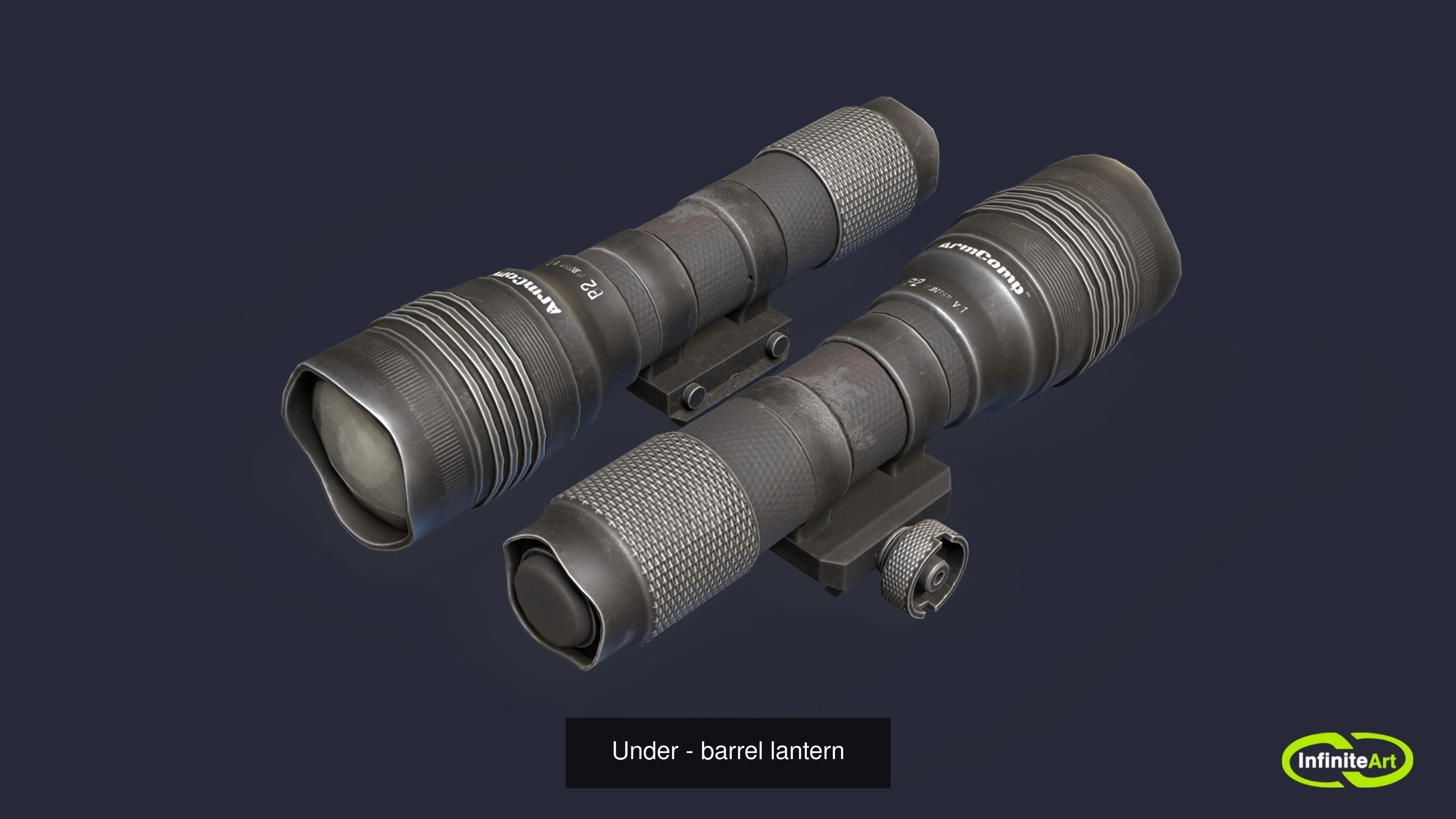 Accessories for weapons 3D Model Collection_11