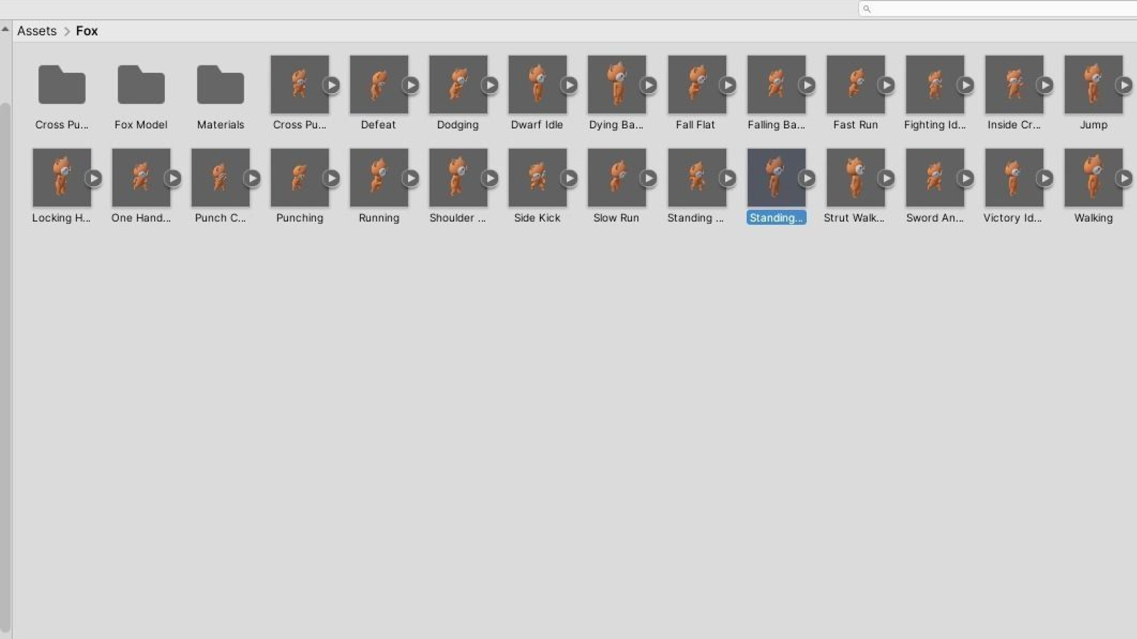 Cartoon Fox character 3d  Low-poly 3D model_10