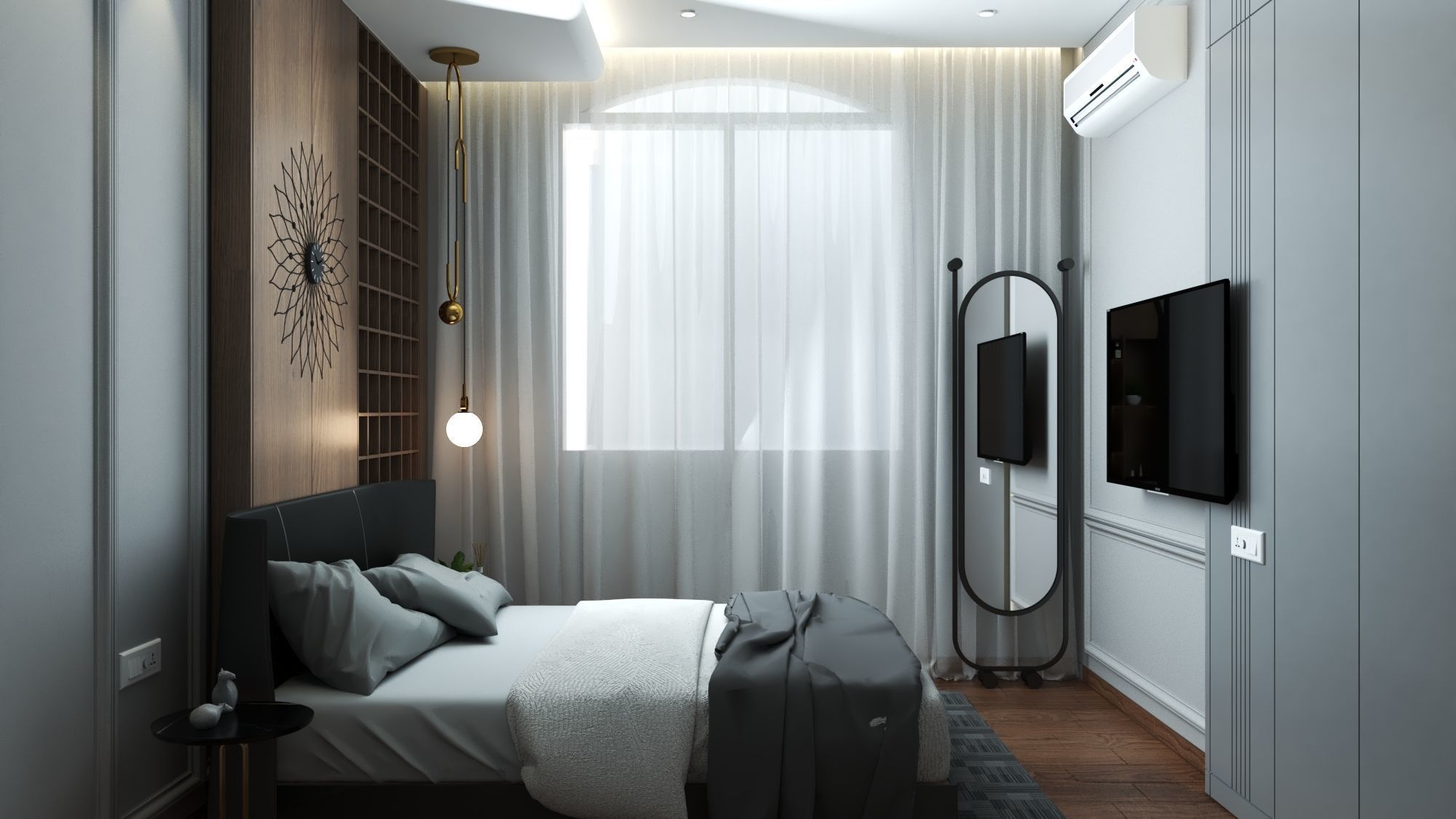 NEO CLASSICAL BEDROOMS MODEL ONLY 3D model_2