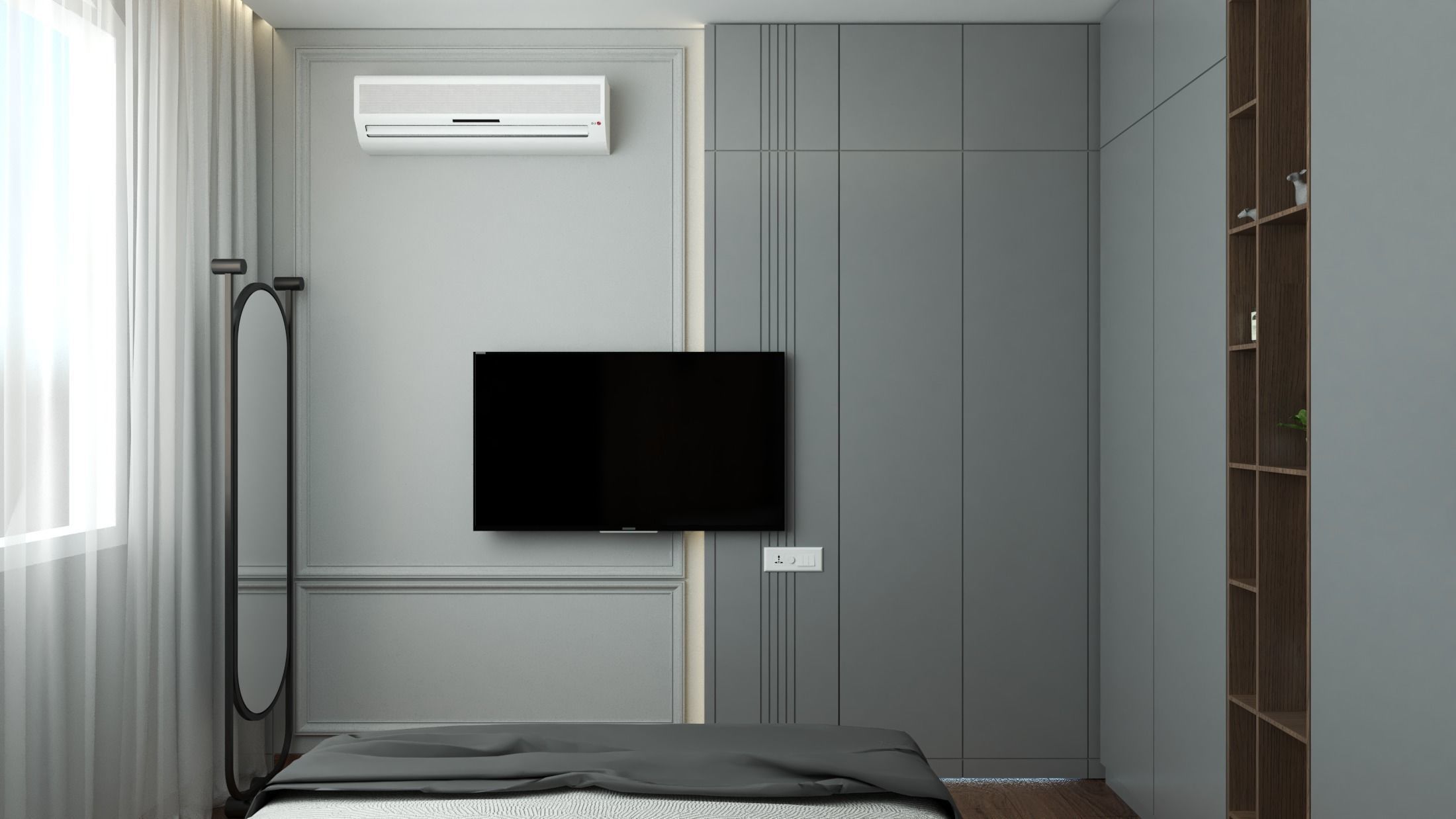 NEO CLASSICAL BEDROOMS MODEL ONLY 3D model_1