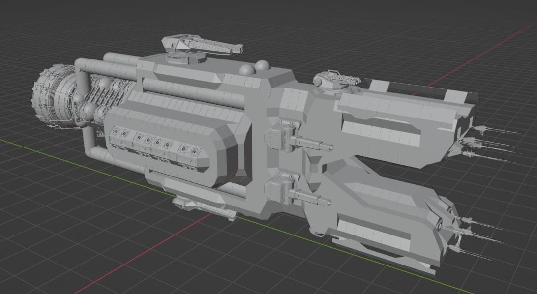 The Expeditionary Force Ship Collection Free 3D model_11