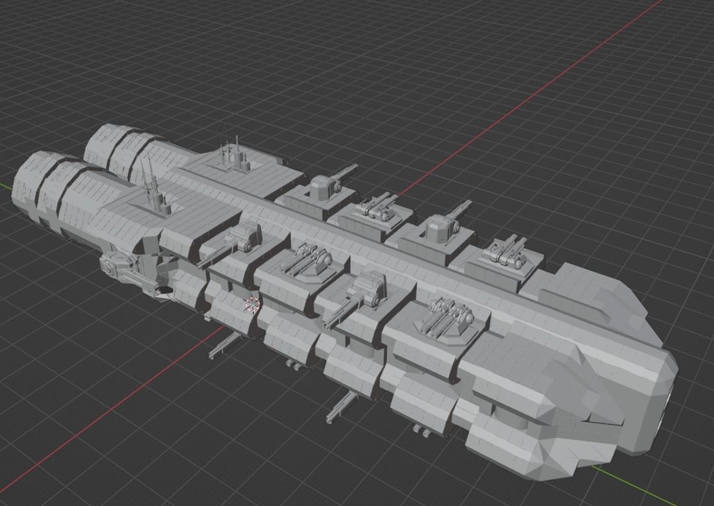 The Expeditionary Force Ship Collection Free 3D model_3