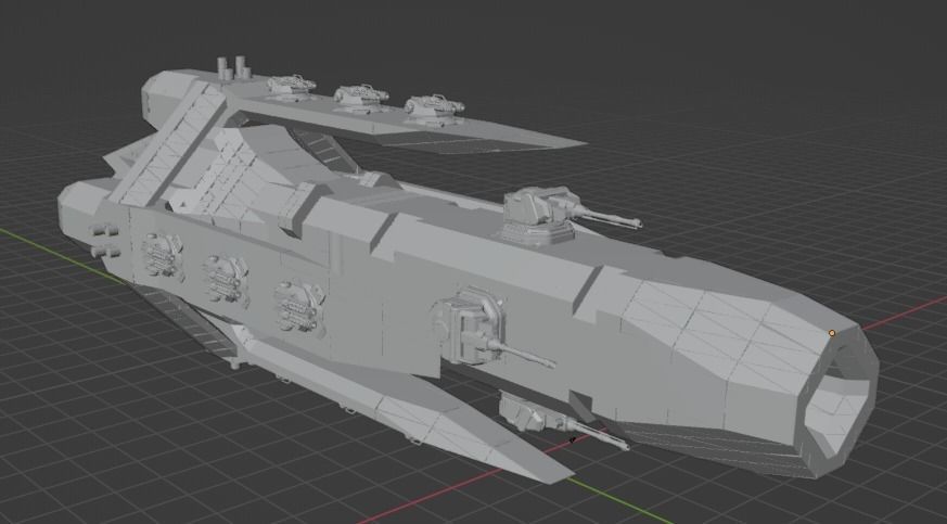 The Expeditionary Force Ship Collection Free 3D model_8