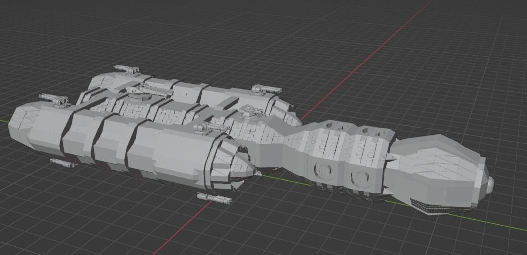 The Expeditionary Force Ship Collection Free 3D model_7