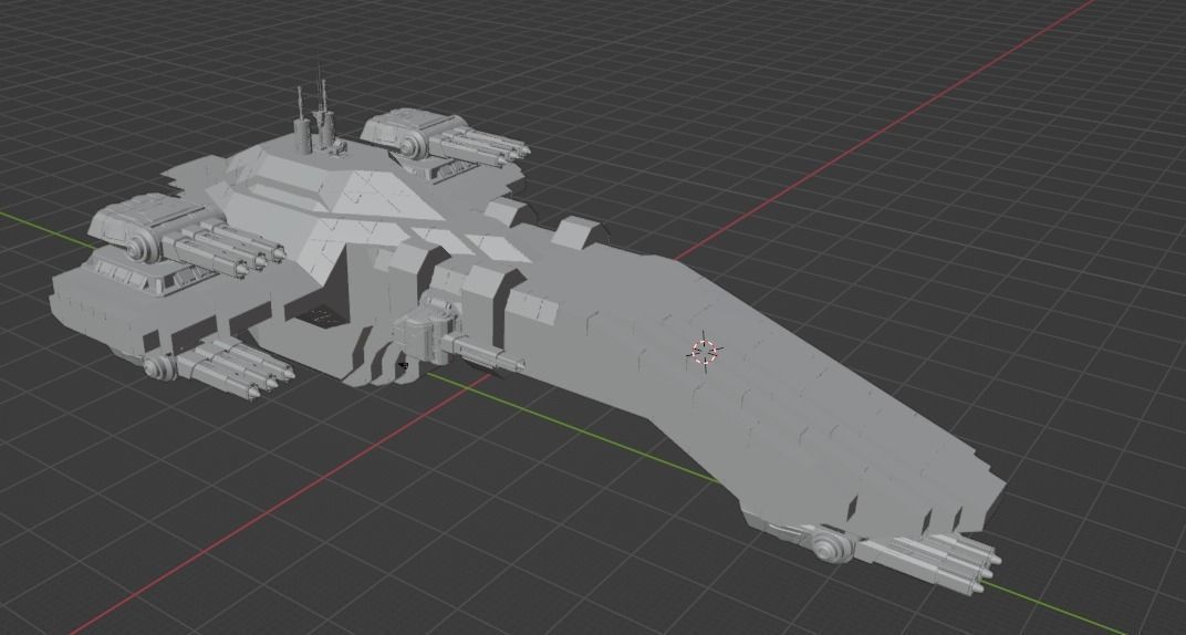The Expeditionary Force Ship Collection Free 3D model_6