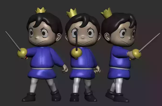 BOJJI and KAGE - RANKING OF KINGS 3D print model
