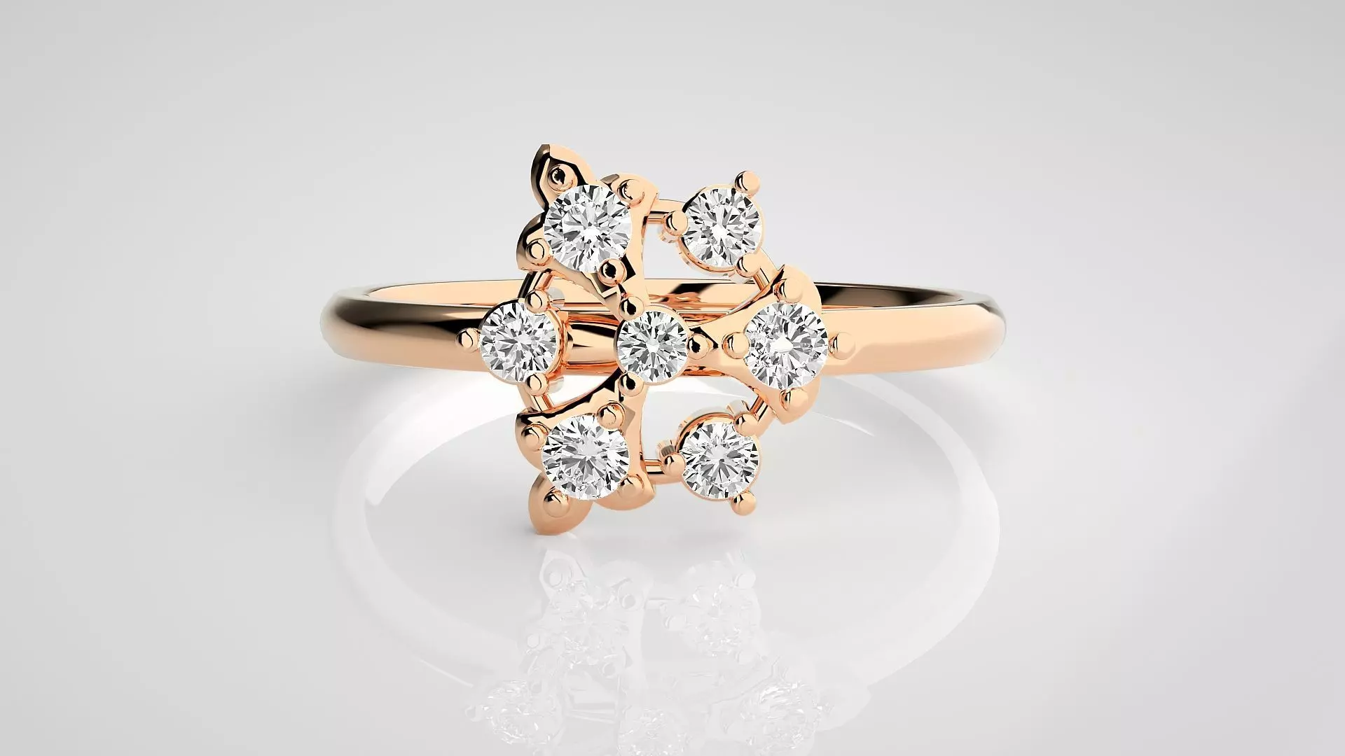 Ultra light wt minimalist Women Ring 3dm stl renders 3D print model_0