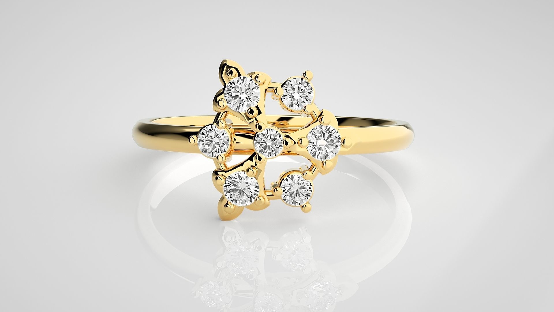 Ultra light wt minimalist Women Ring 3dm stl renders 3D print model_13