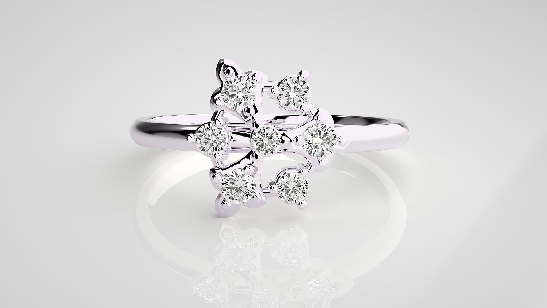 Ultra light wt minimalist Women Ring 3dm stl renders 3D print model_7