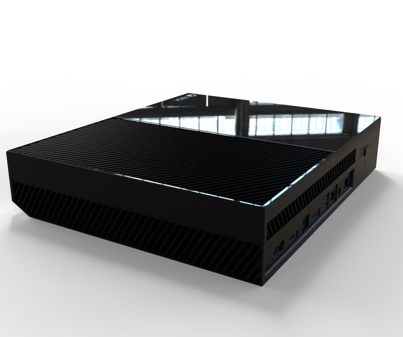 Xbox One 3D model_5