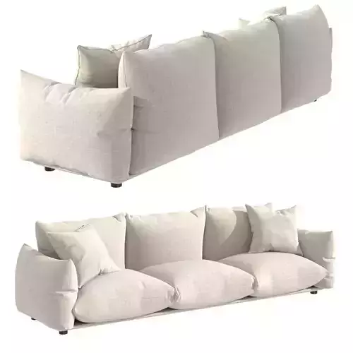 Arflex Marenco three seat sofa 3D model