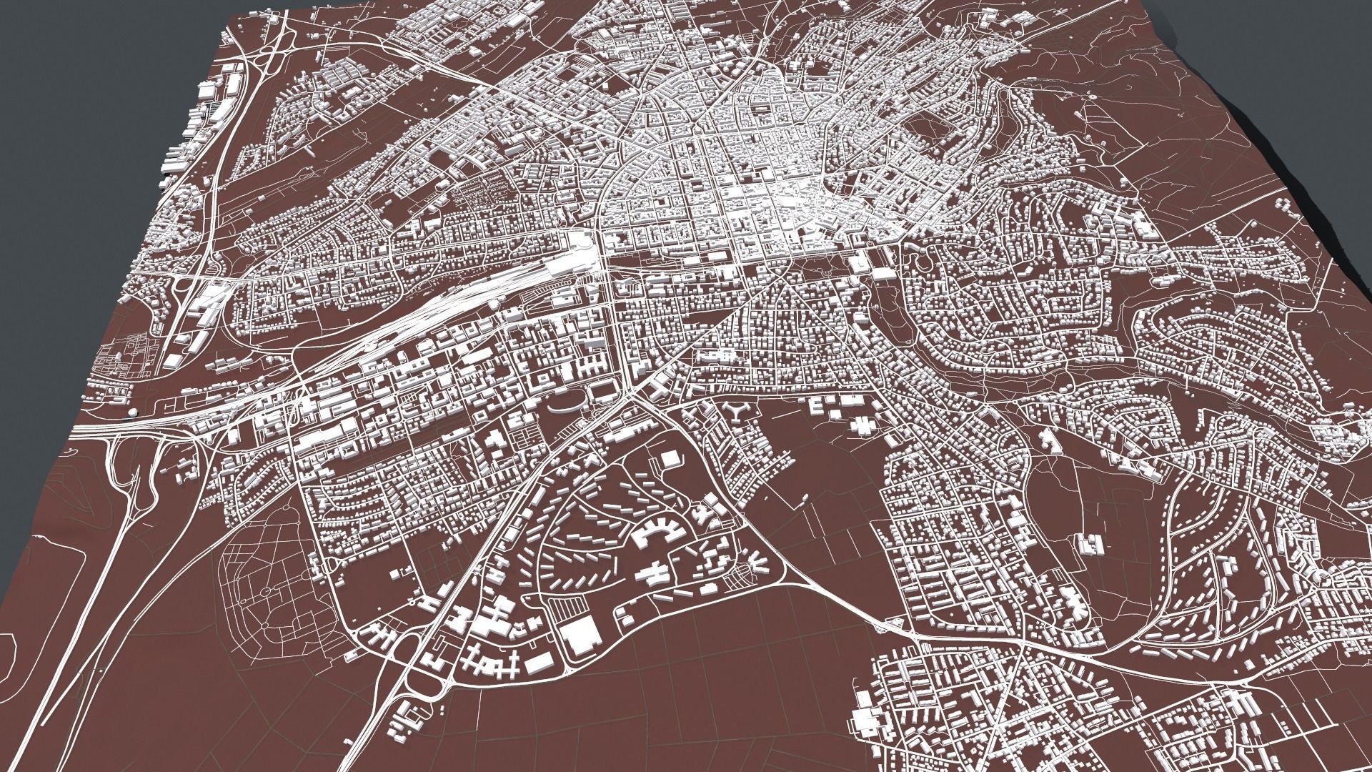 Cityscape Wiesbaden Germany 3D model_13