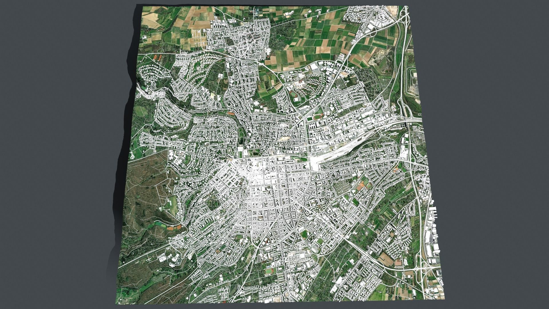 Cityscape Wiesbaden Germany 3D model_6