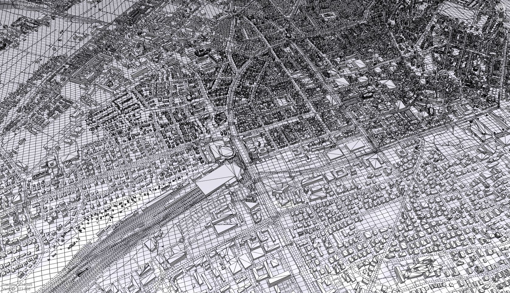 Cityscape Wiesbaden Germany 3D model_22