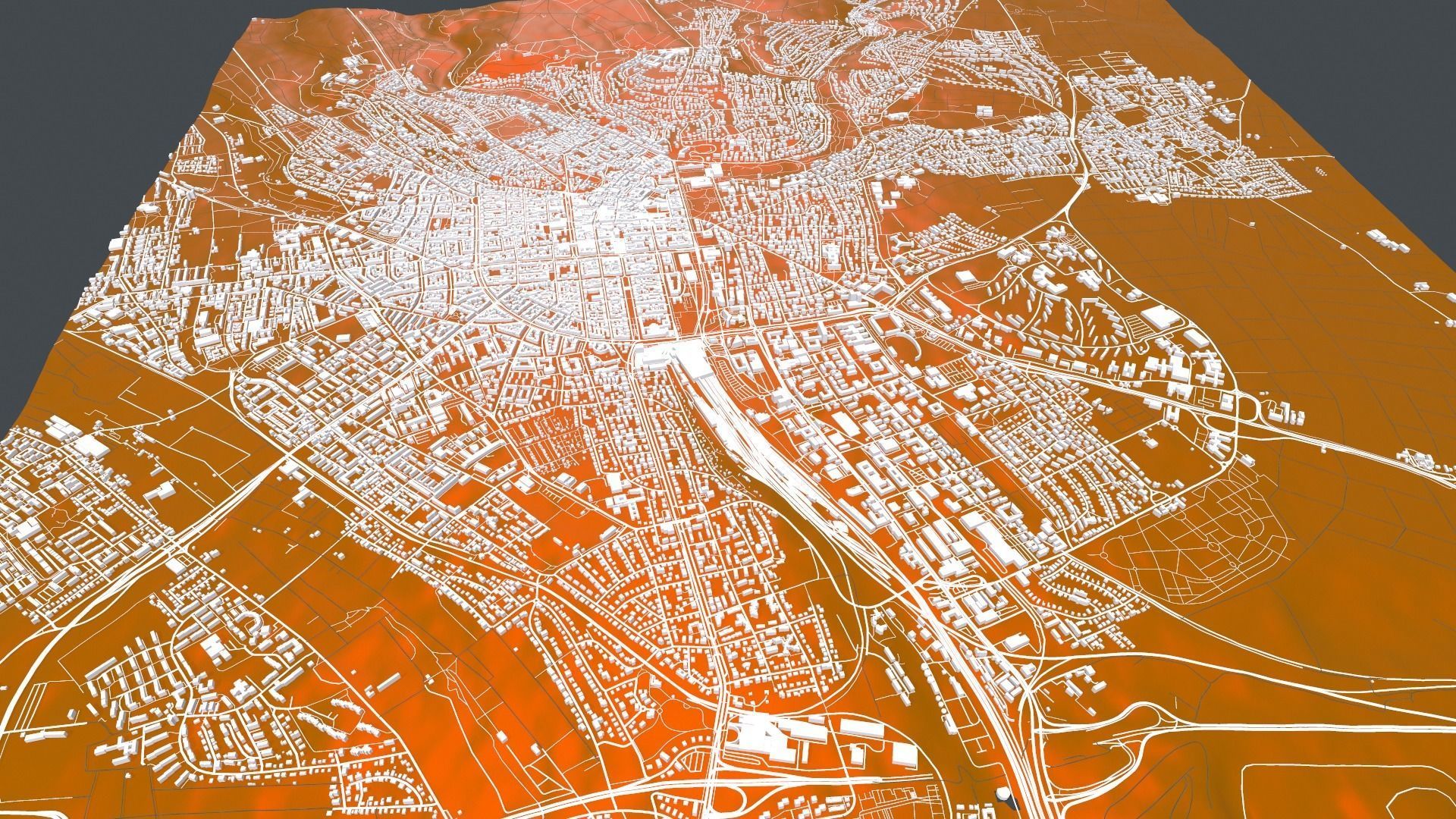 Cityscape Wiesbaden Germany 3D model_19