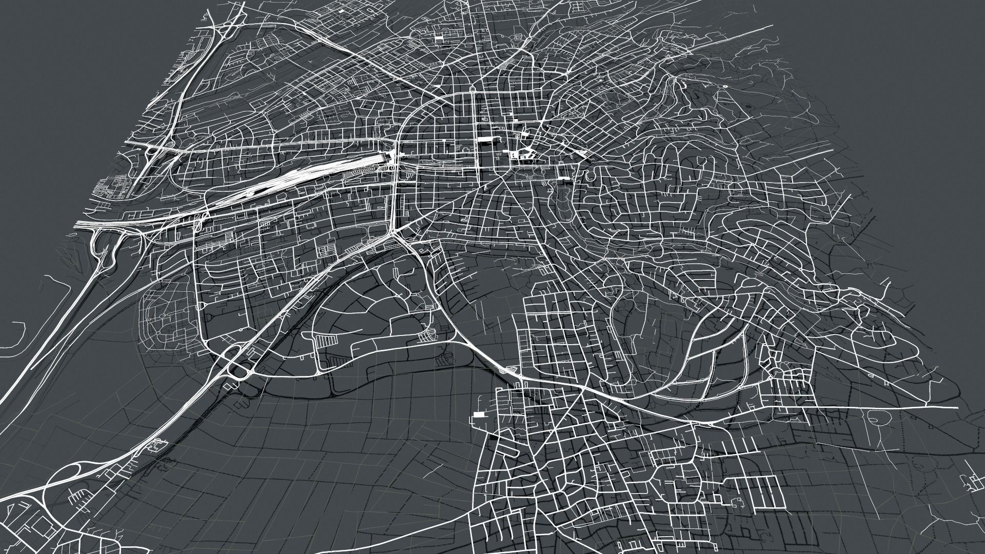 Cityscape Wiesbaden Germany 3D model_17