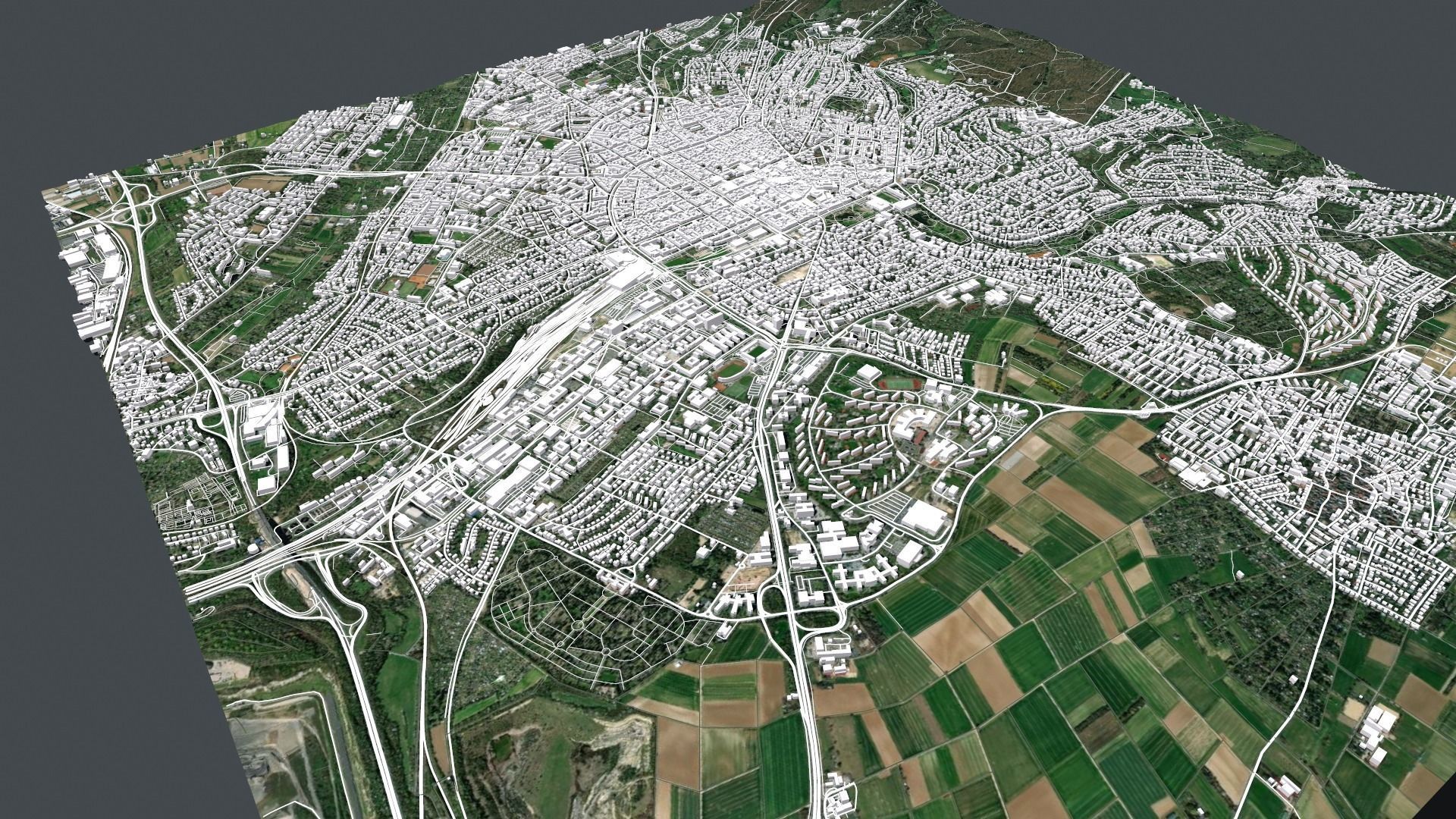 Cityscape Wiesbaden Germany 3D model_10