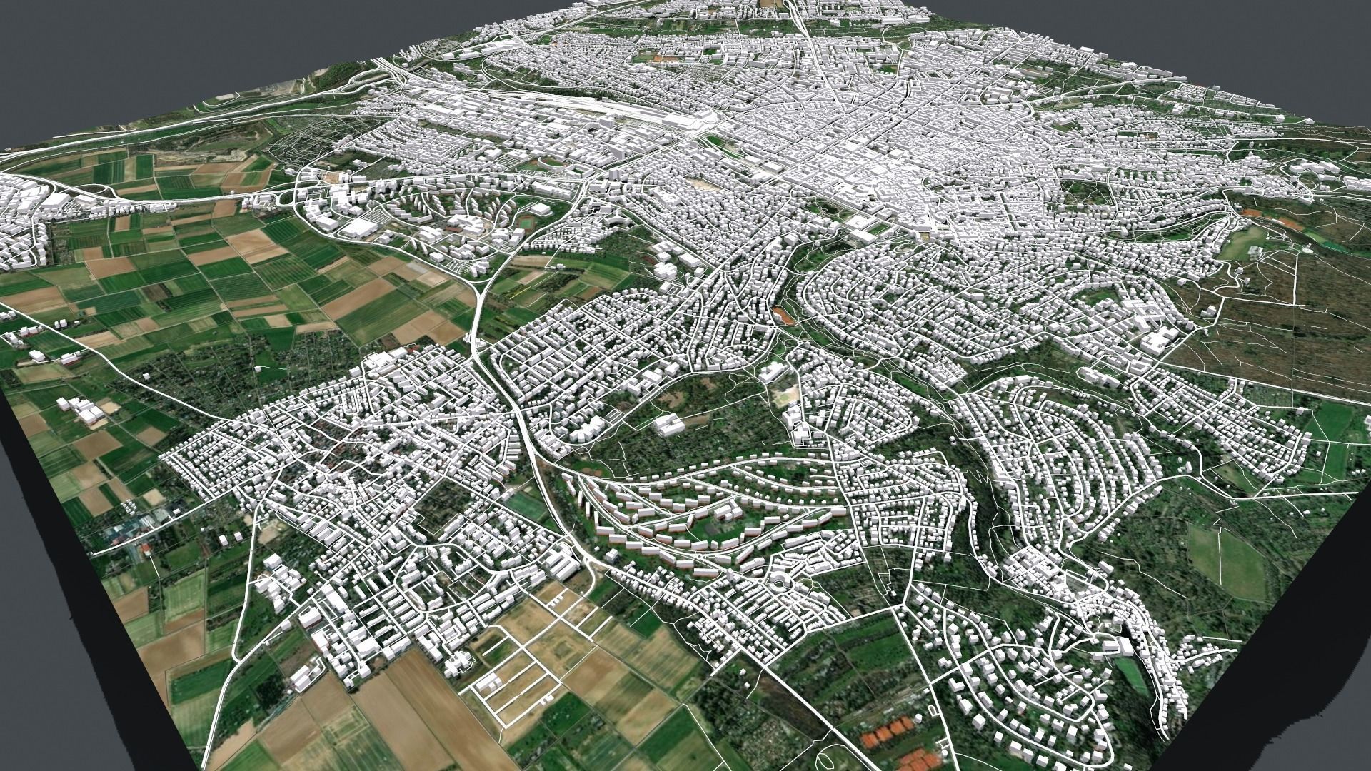 Cityscape Wiesbaden Germany 3D model_14