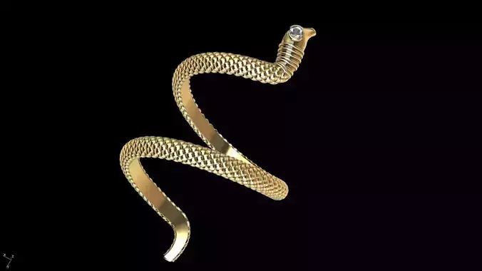 snake ring stl verified 