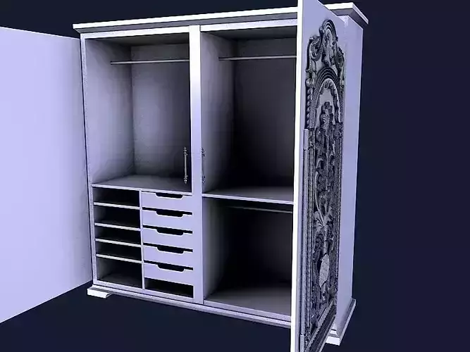 WARDROBE ornate cabinet