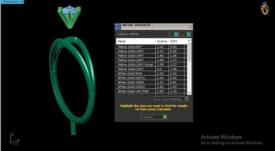 Solitaires 9 bands shape uniqe rings  3D print model_9