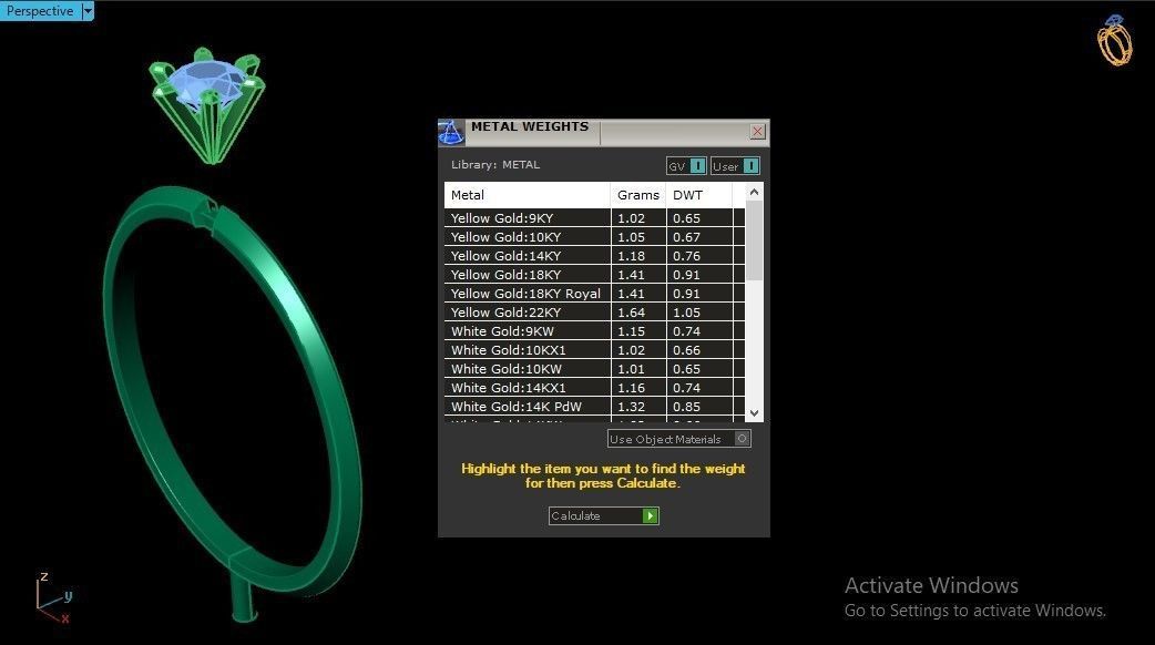 Solitaires 9 bands shape uniqe rings  3D print model_16