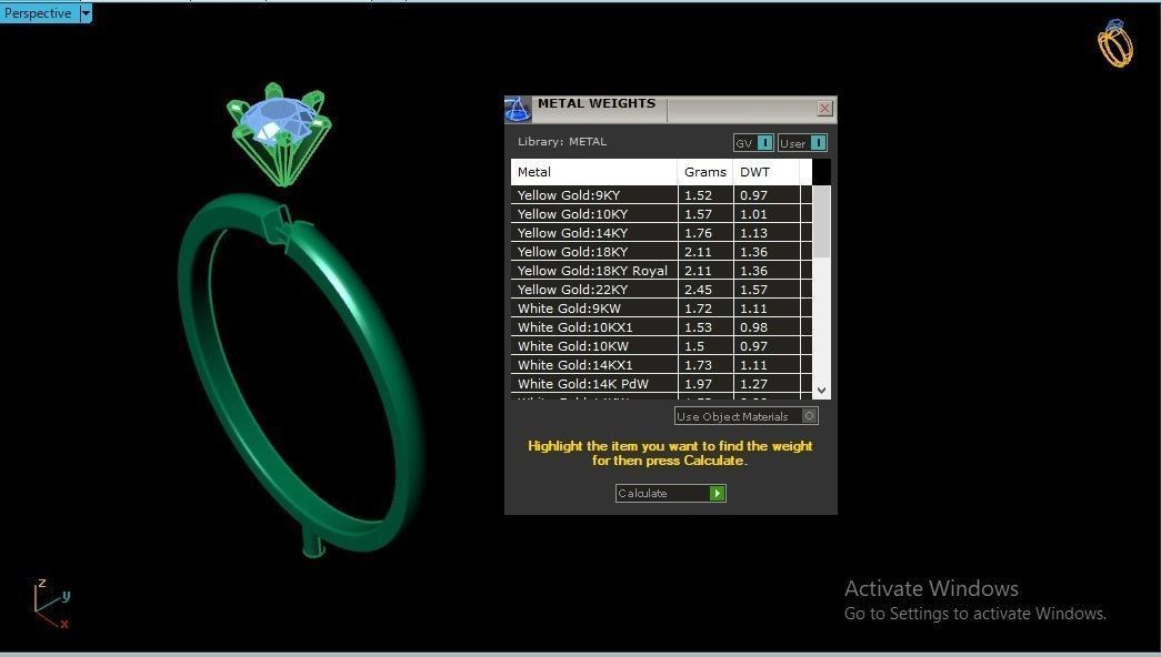 Solitaires 9 bands shape uniqe rings  3D print model_17