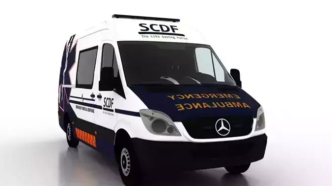 Mercedes Benz Sprinter L2H2 2009 Singapore Ambulance 2