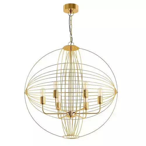 GLASS CICLES CHANDELIER