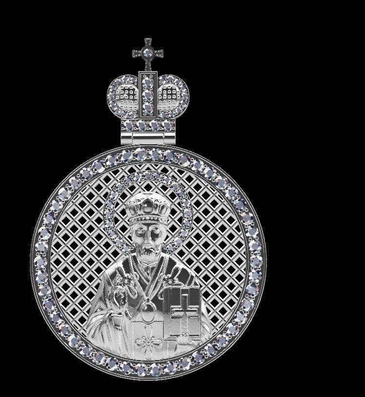 Pendant od 37 3D print model_10