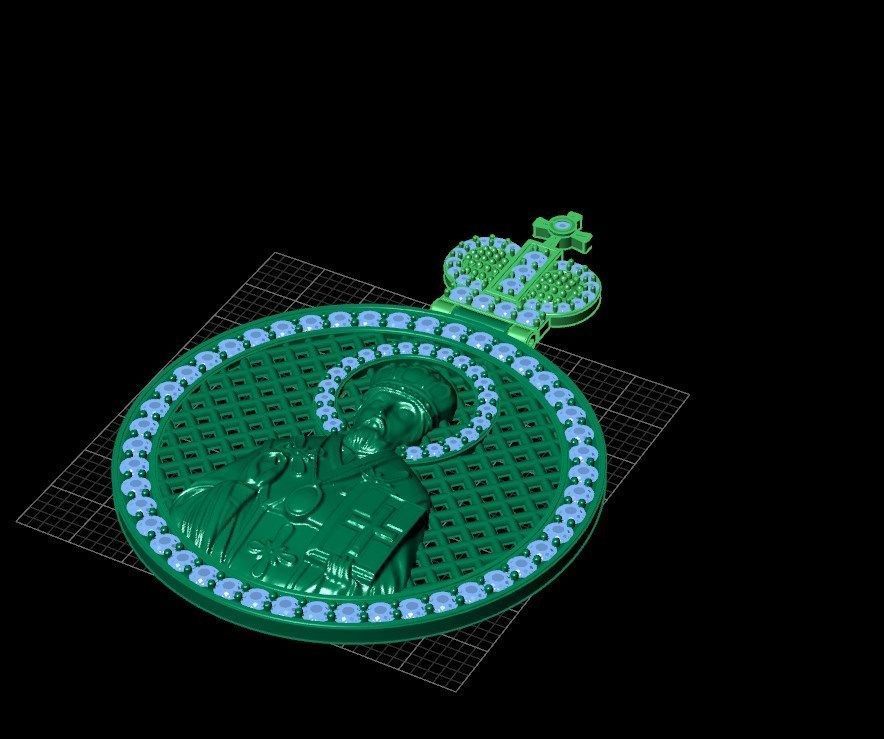 Pendant od 37 3D print model_6