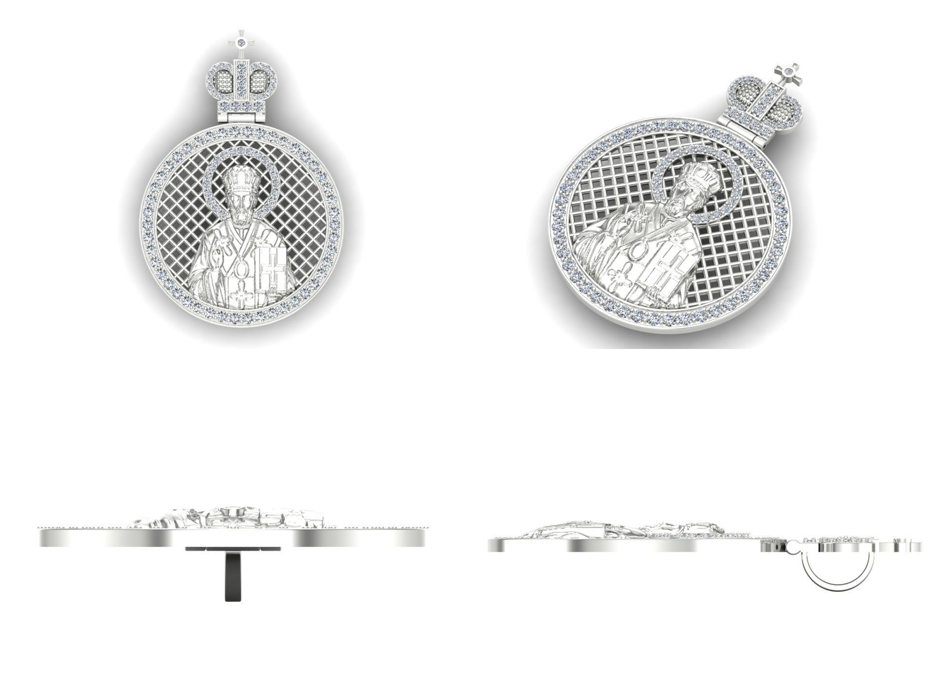 Pendant od 37 3D print model_5