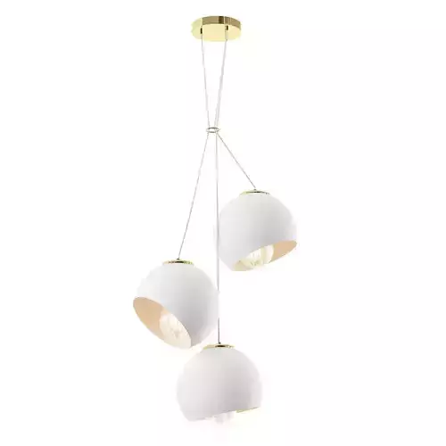 SOFT CERAMIC CLUSTER CHANDELIER