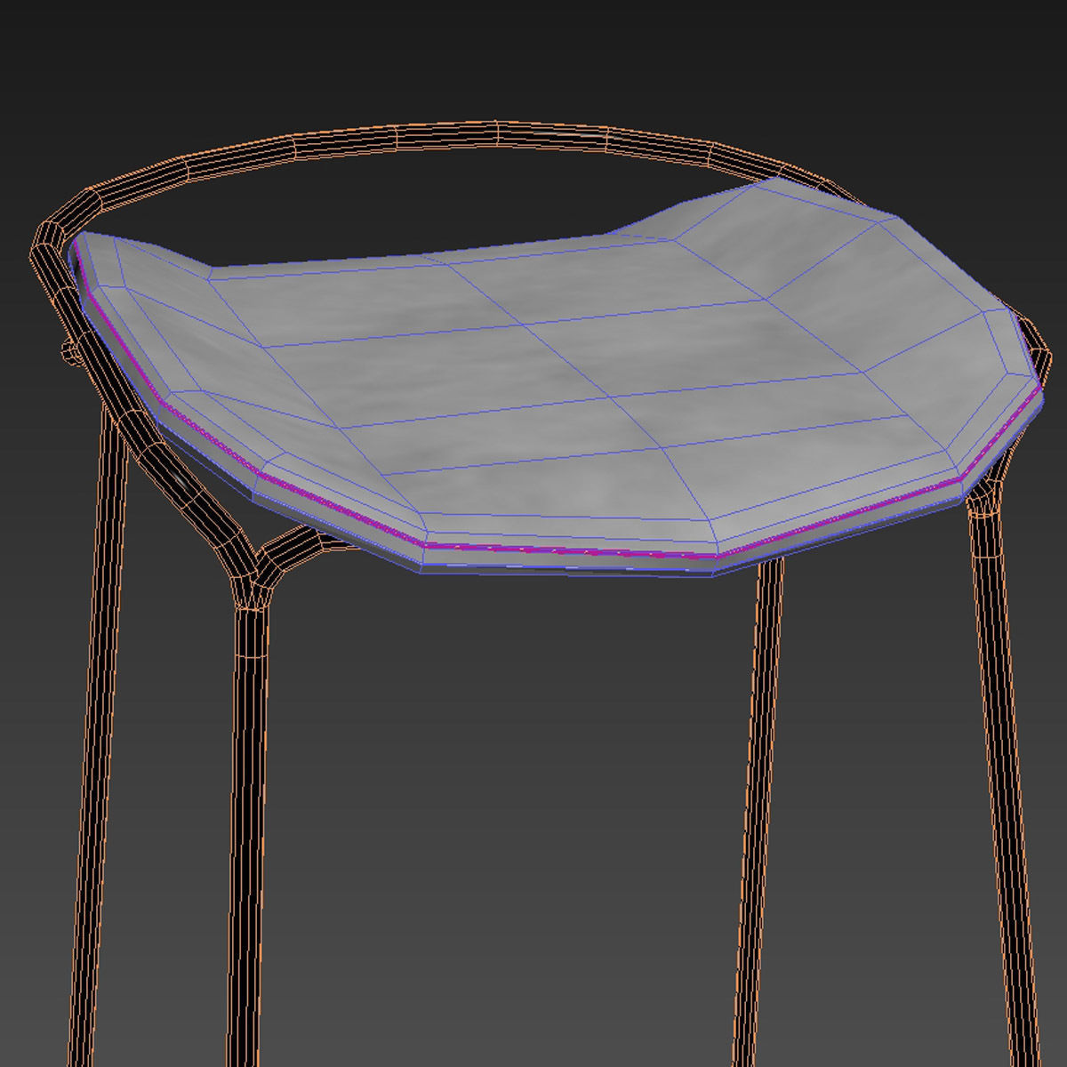 Prostoria Monk barstool 3D model_8