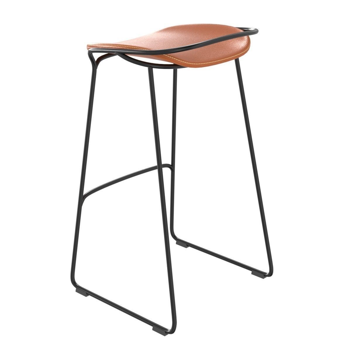 Prostoria Monk barstool 3D model_3