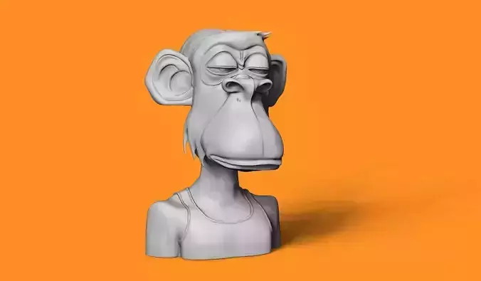  ape nft 5  3D print model