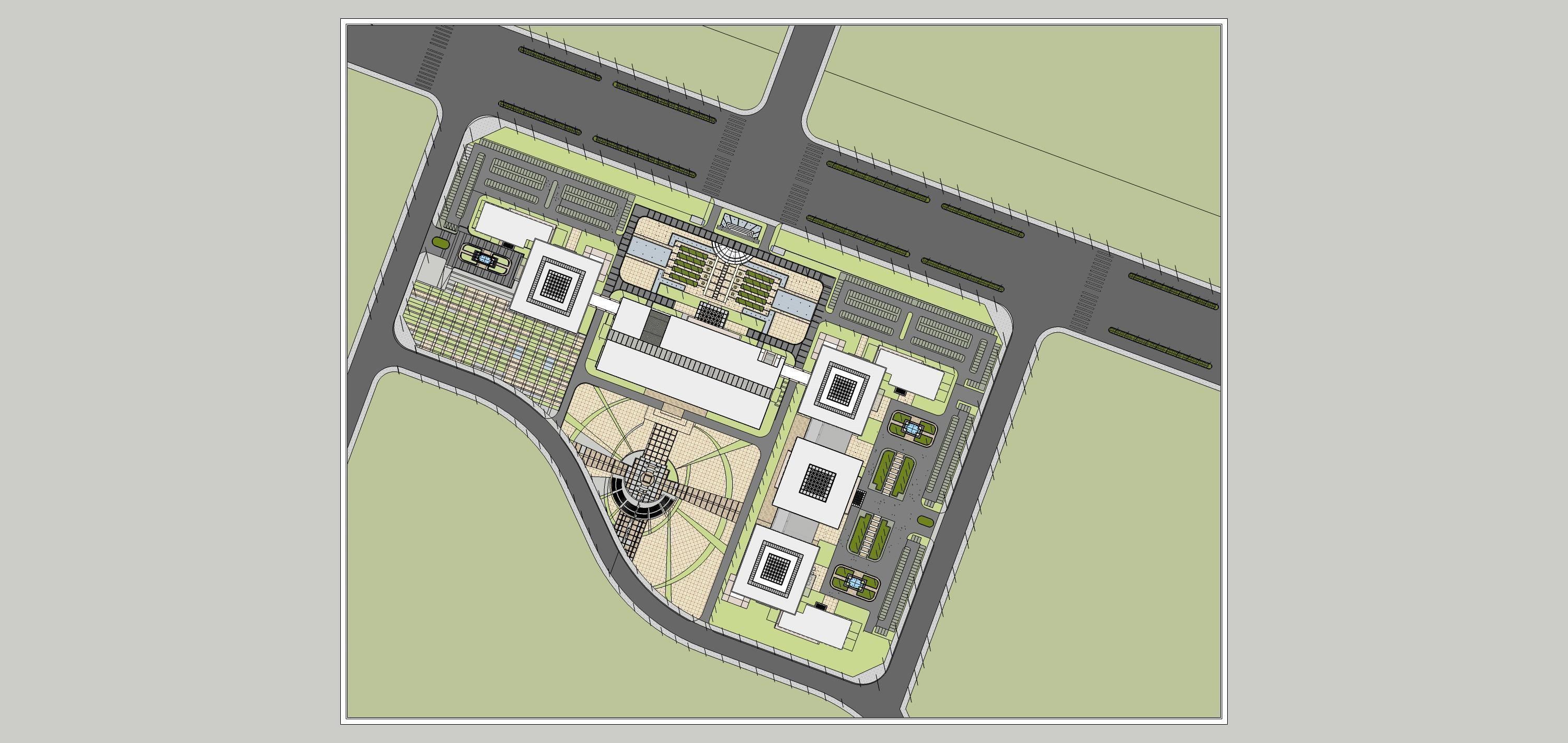 Sketchup Building W1 3D model_1