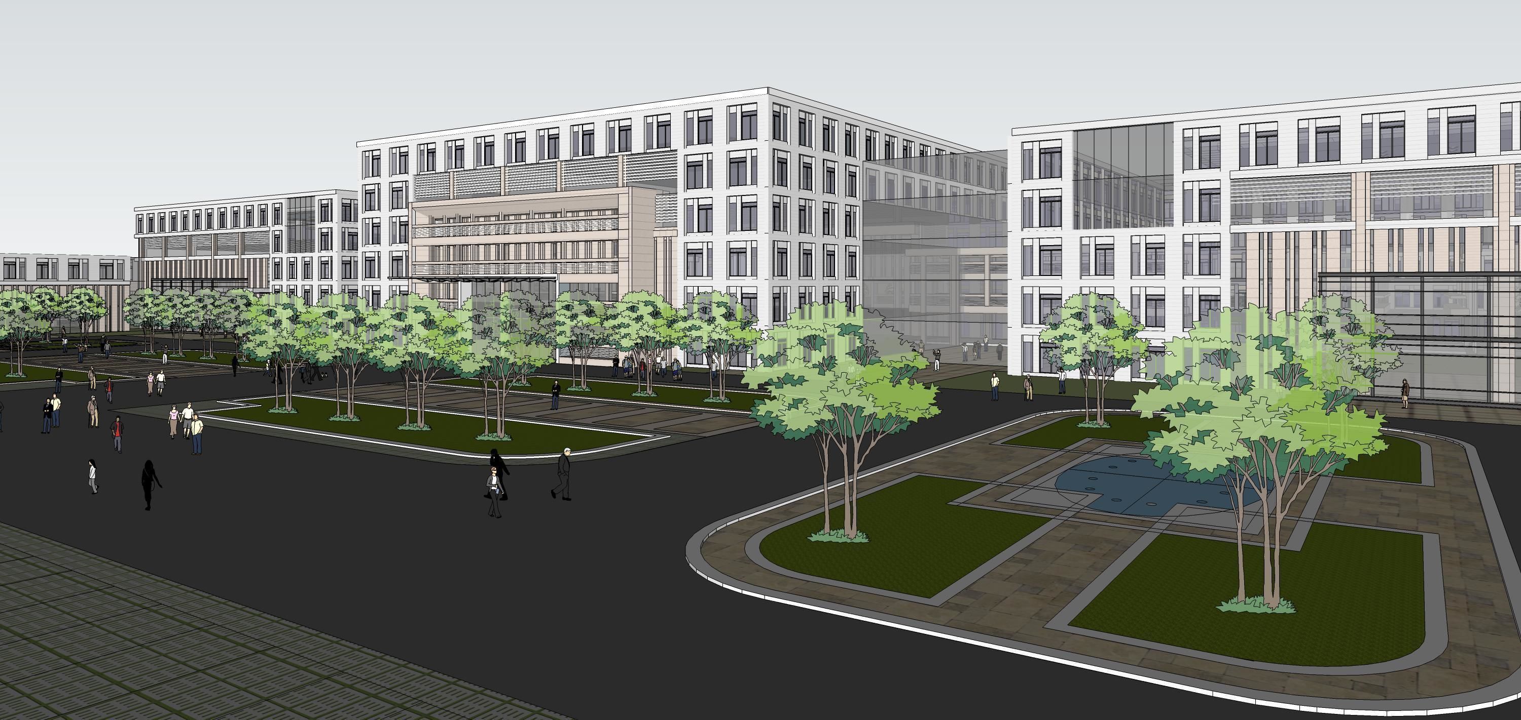 Sketchup Building W1 3D model_11