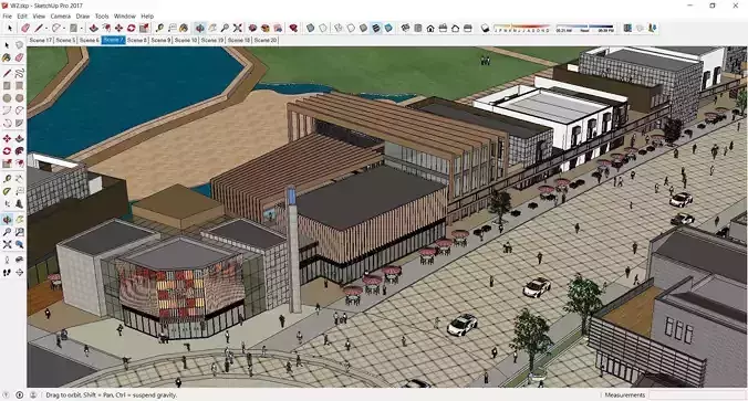 Sketchup Shopping Center W2