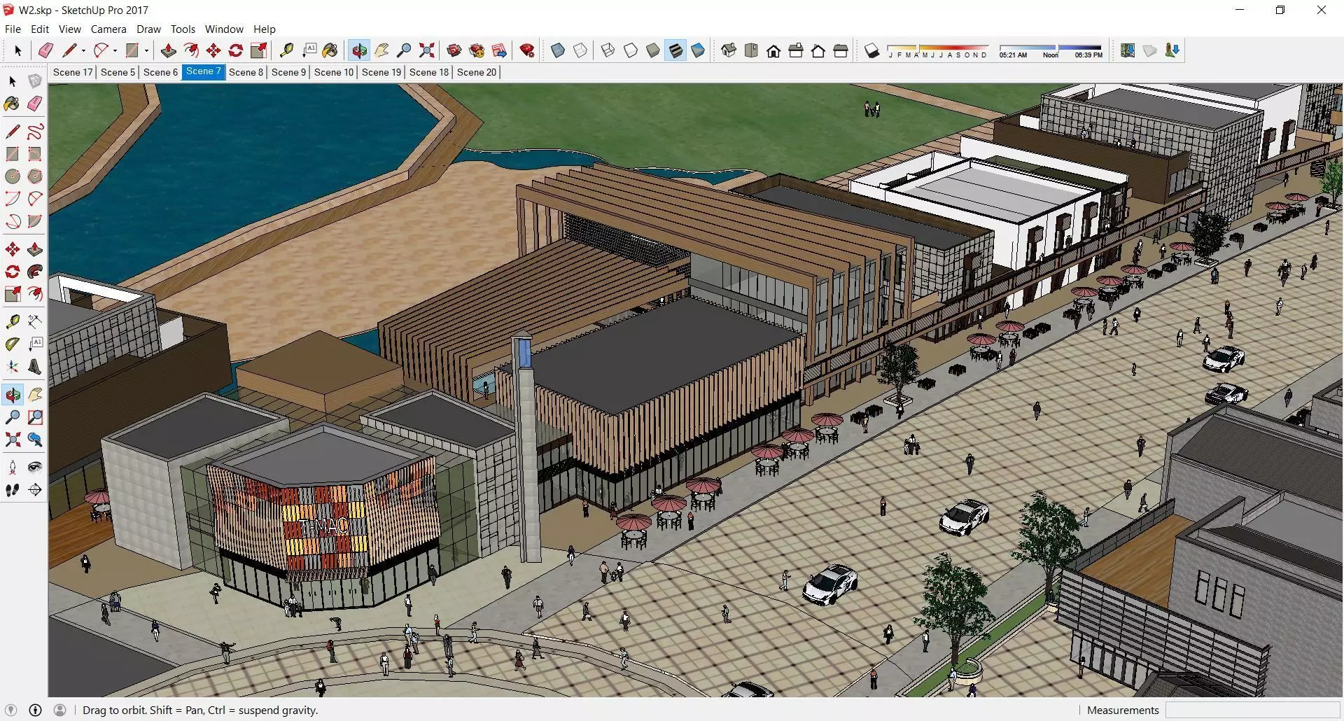Sketchup Shopping Center W2 3D model_0