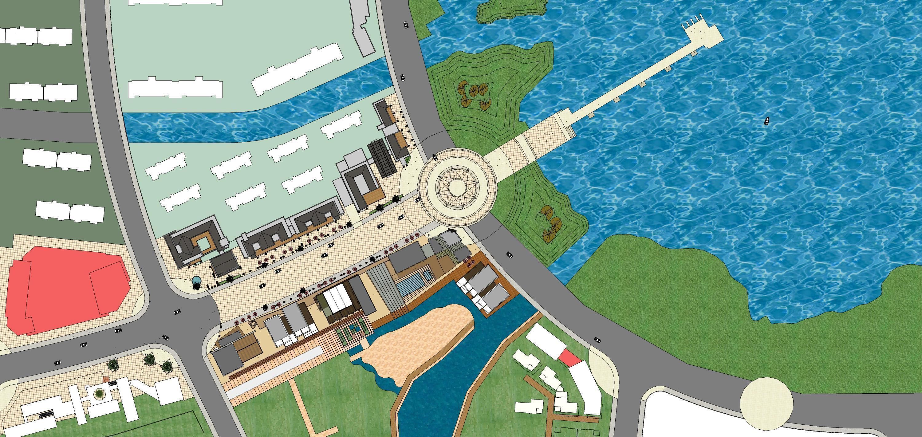 Sketchup Shopping Center W2 3D model_6