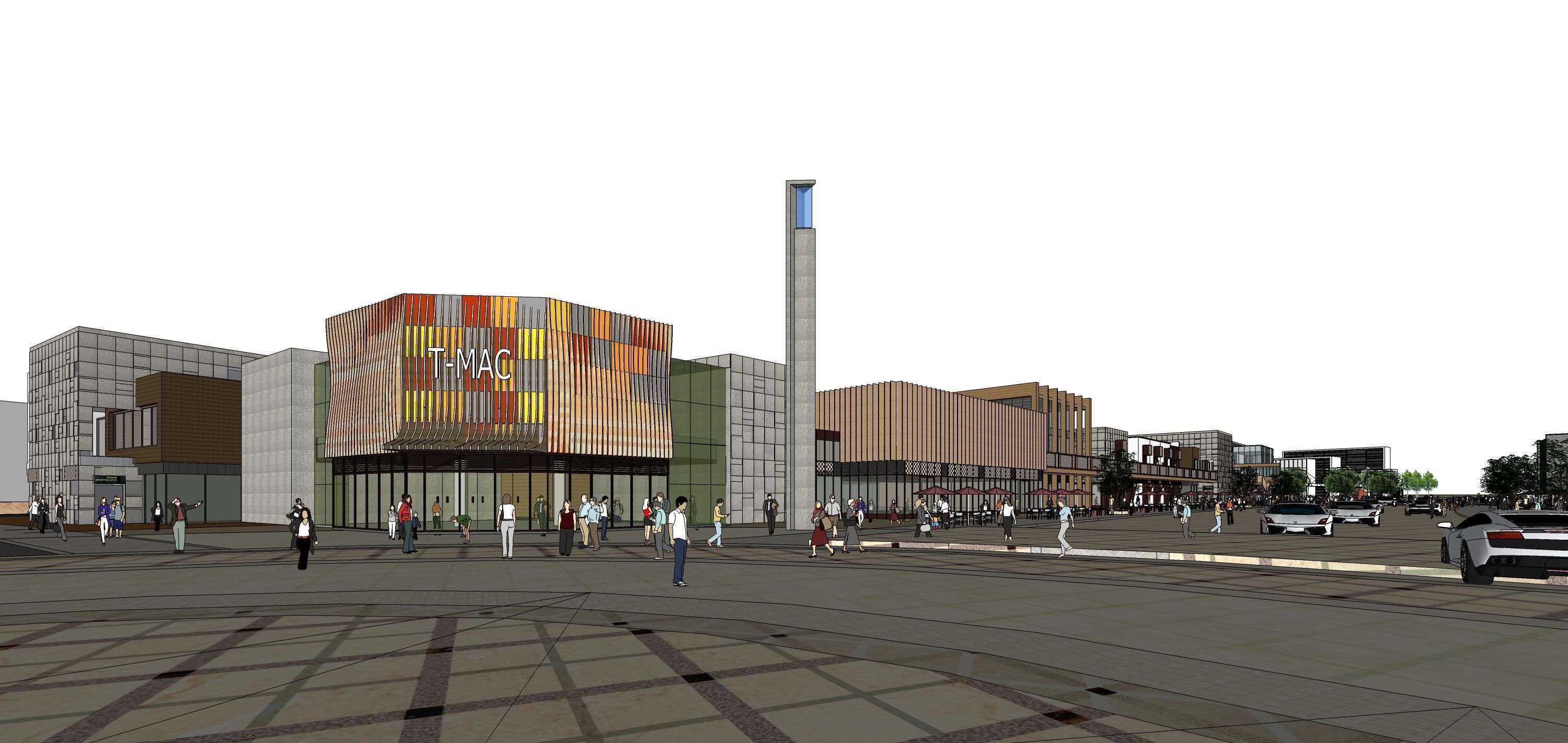 Sketchup Shopping Center W2 3D model_8