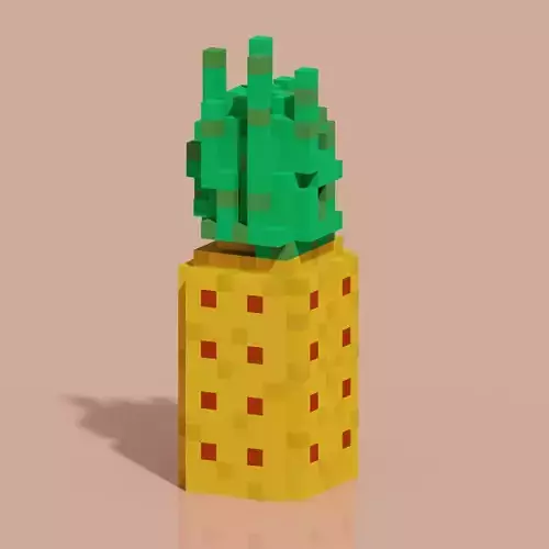 Potted Plant 1 Voxel